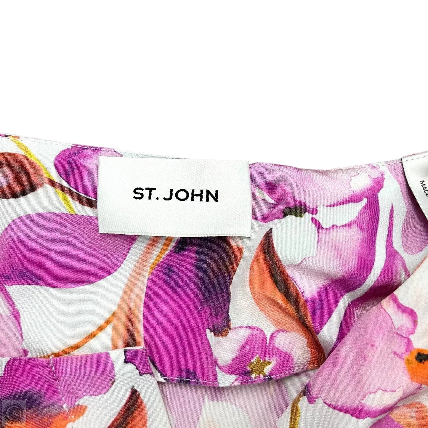 Dress Casual Midi By St. John In Floral Print, Size: S