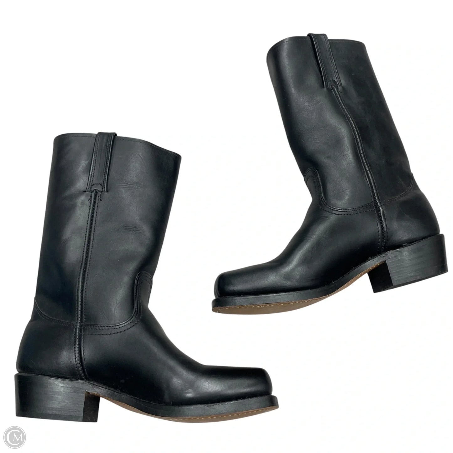 Boots Designer By Frye In Black, Size: 10