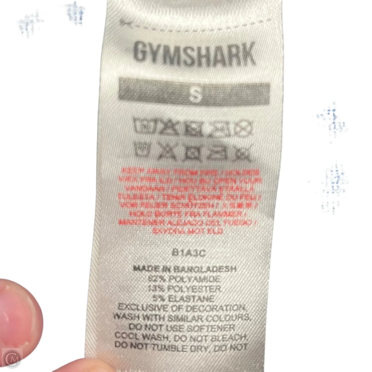 Athletic Pants 2pc By Gym Shark In Blue, Size: S