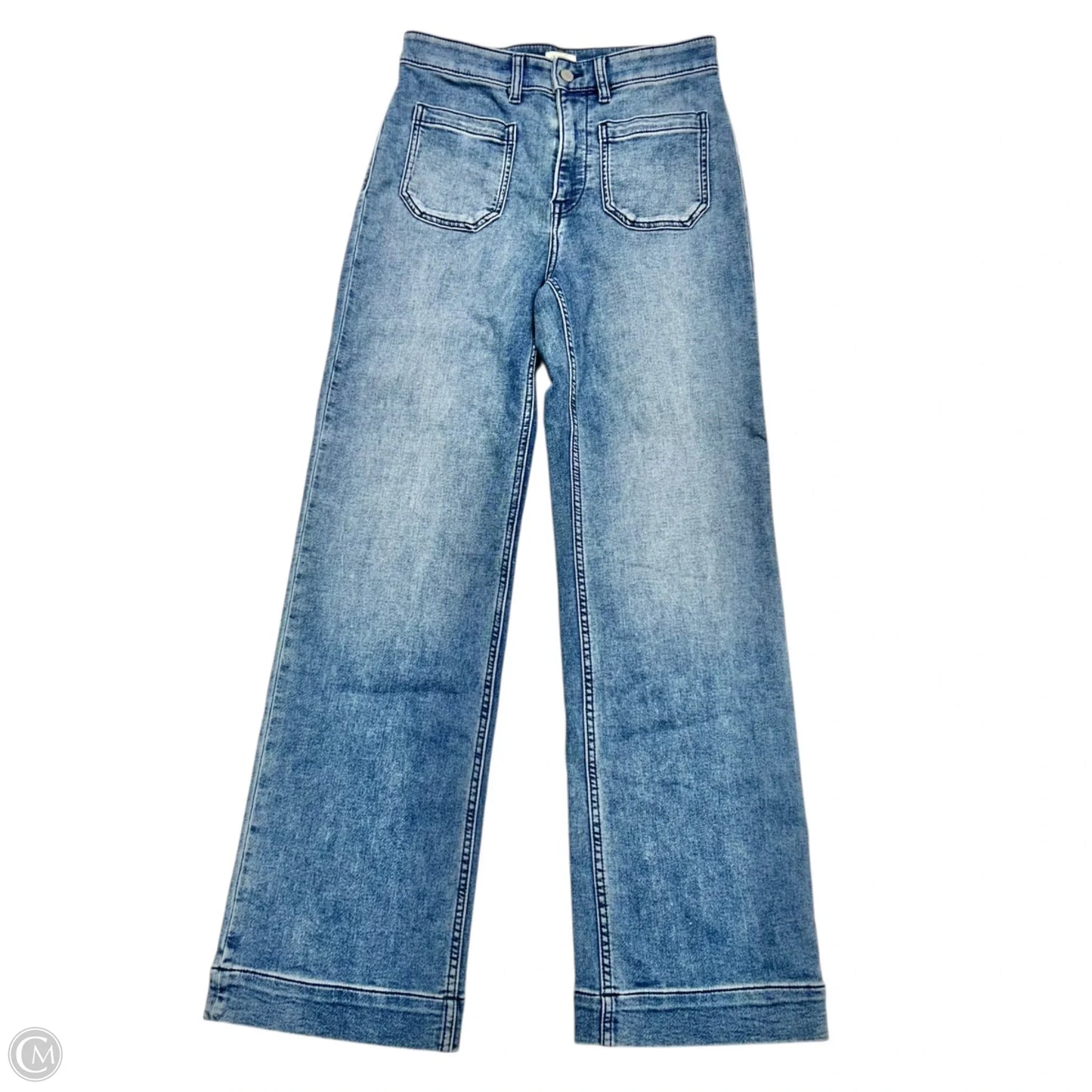 Jeans Straight By Faherty In Blue Denim, Size: 6