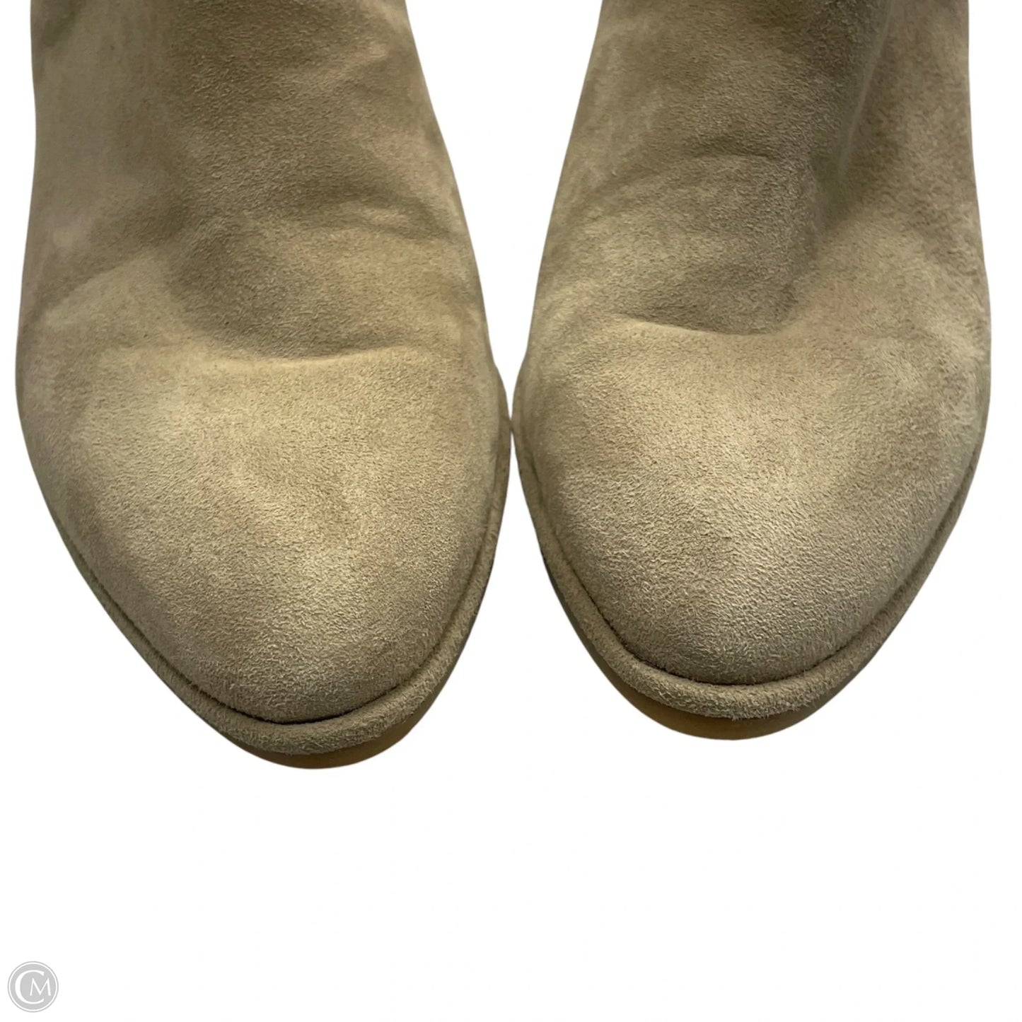 Boots Designer By Stuart Weitzman In Cream, Size: 5