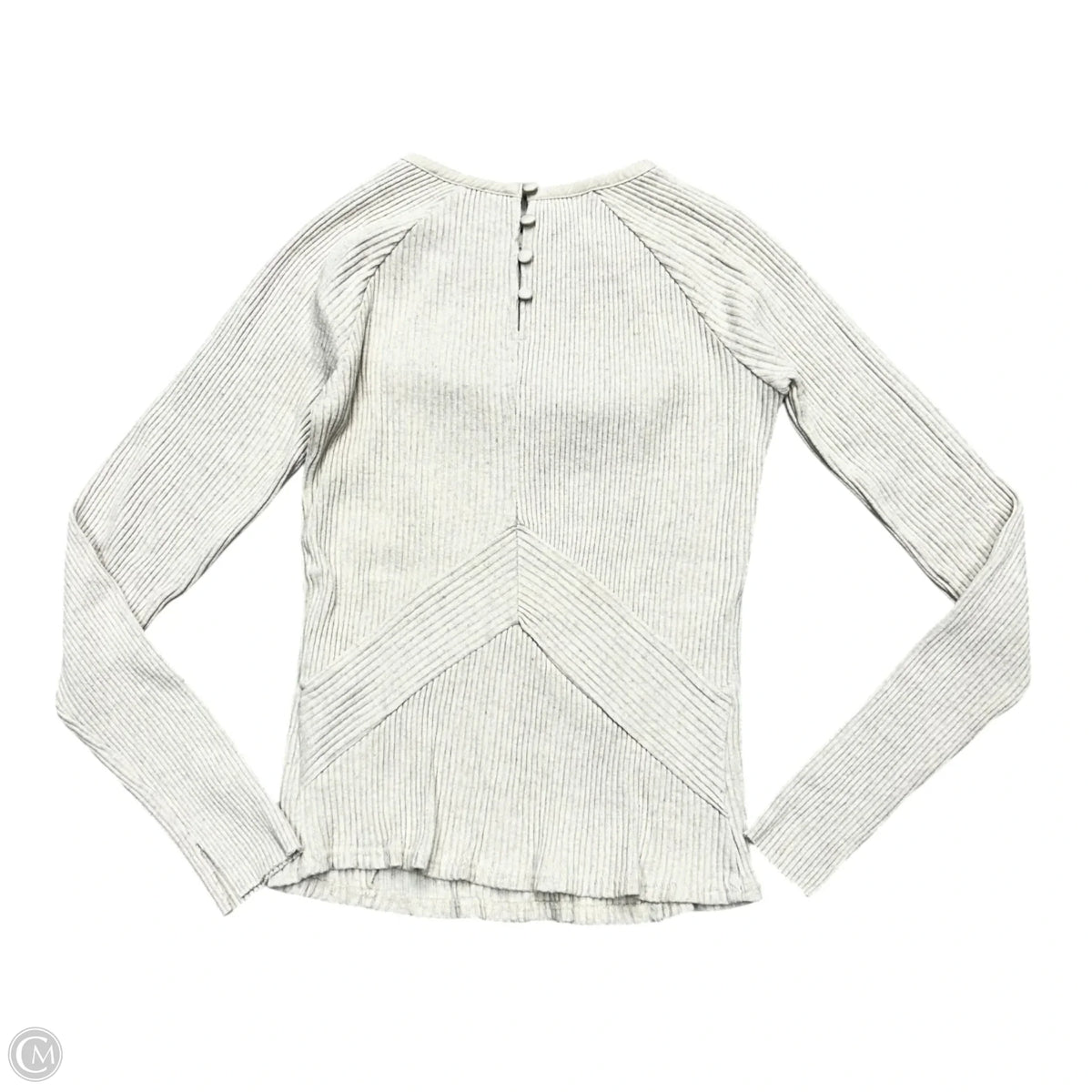 Top Long Sleeve By Rag And Bone In Cream, Size: S