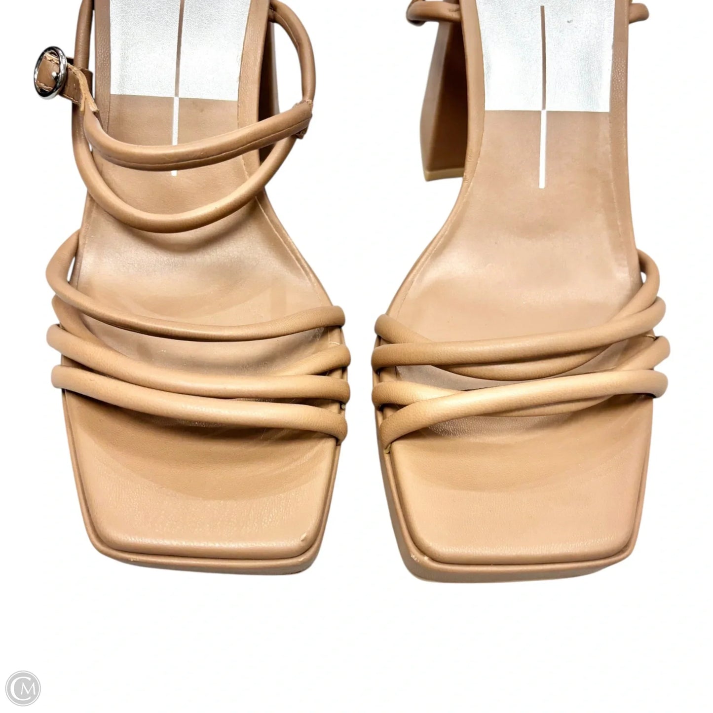 Sandals Heels Block By Dolce Vita In Tan, Size: 8.5