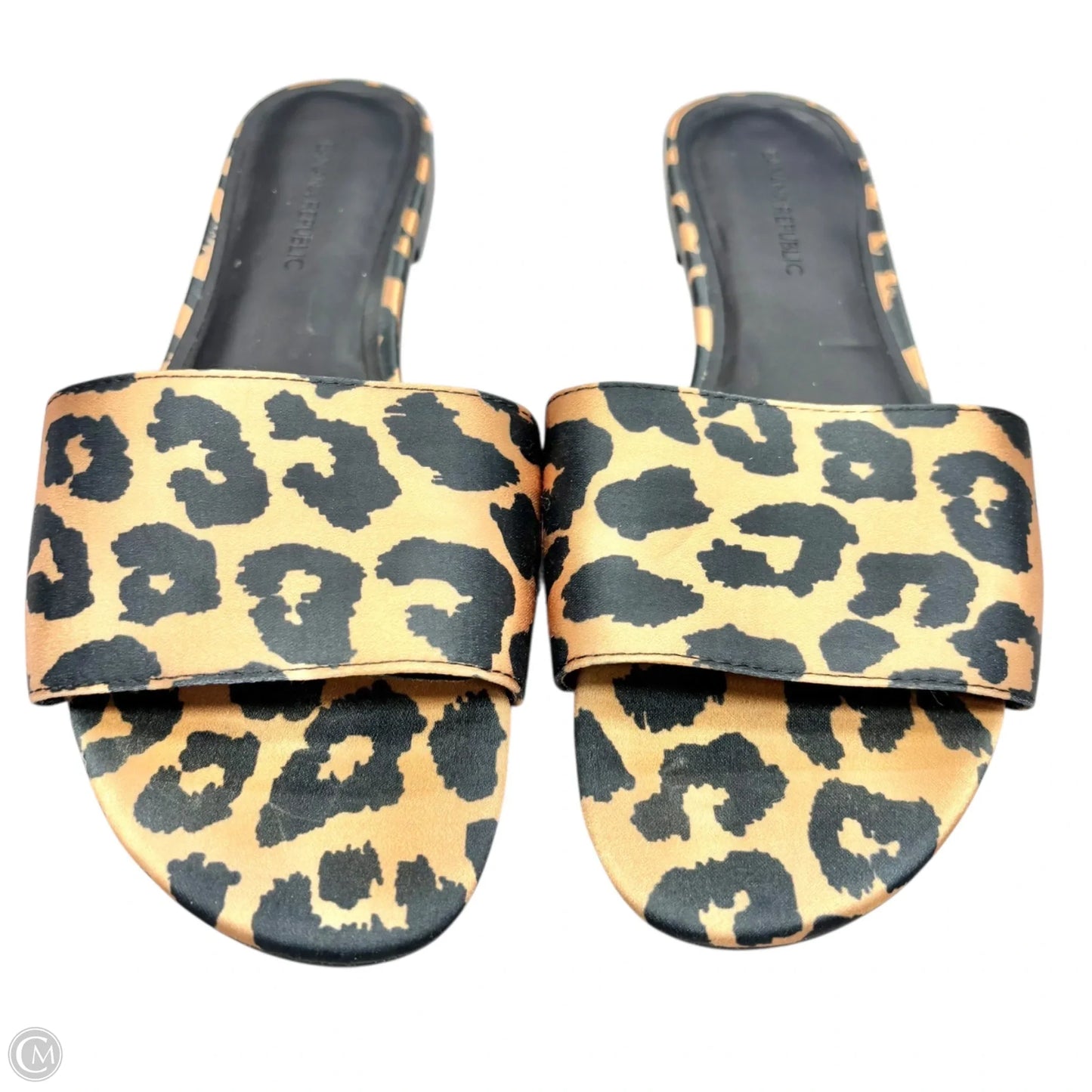 Sandals Flats By Banana Republic In Leopard Print, Size: 6