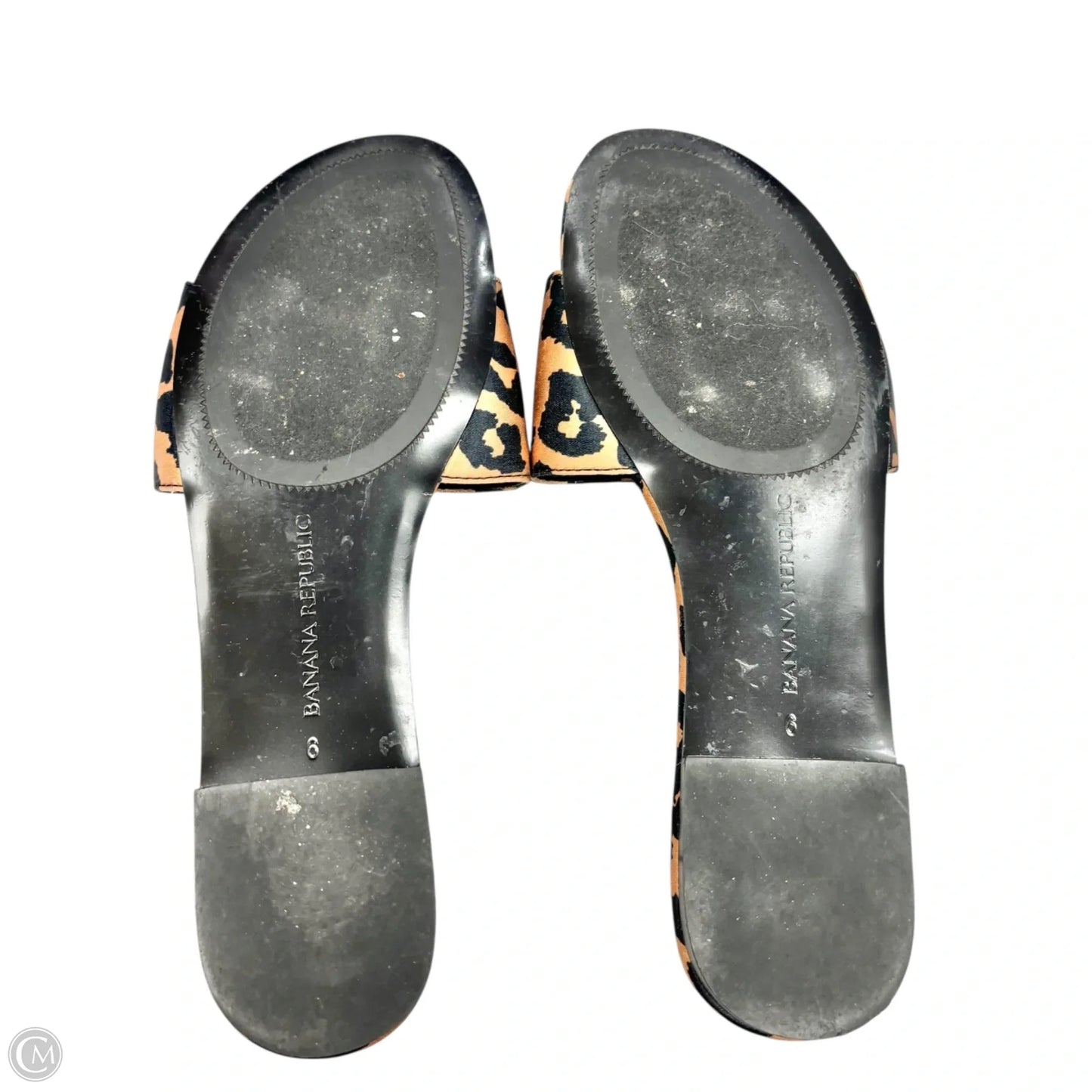 Sandals Flats By Banana Republic In Leopard Print, Size: 6