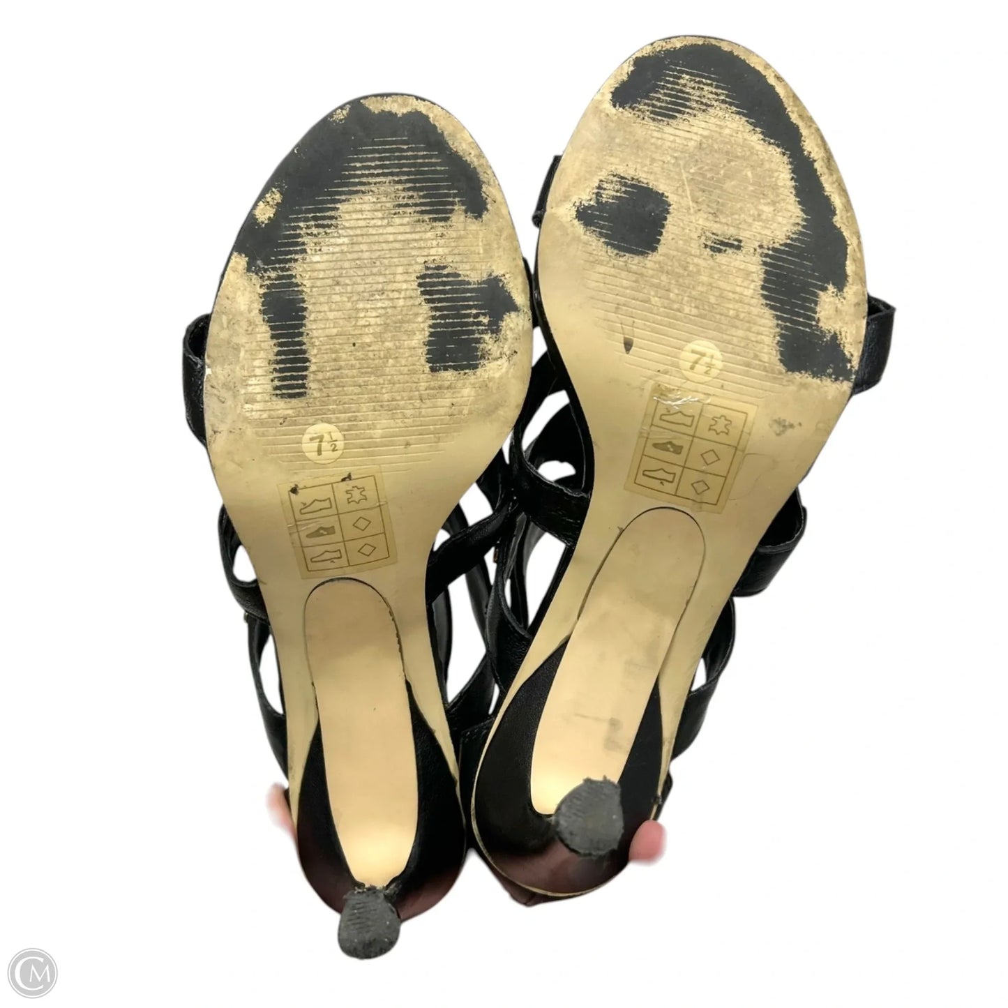 Sandals Heels Block By Dolce Vita In Black, Size: 7.5