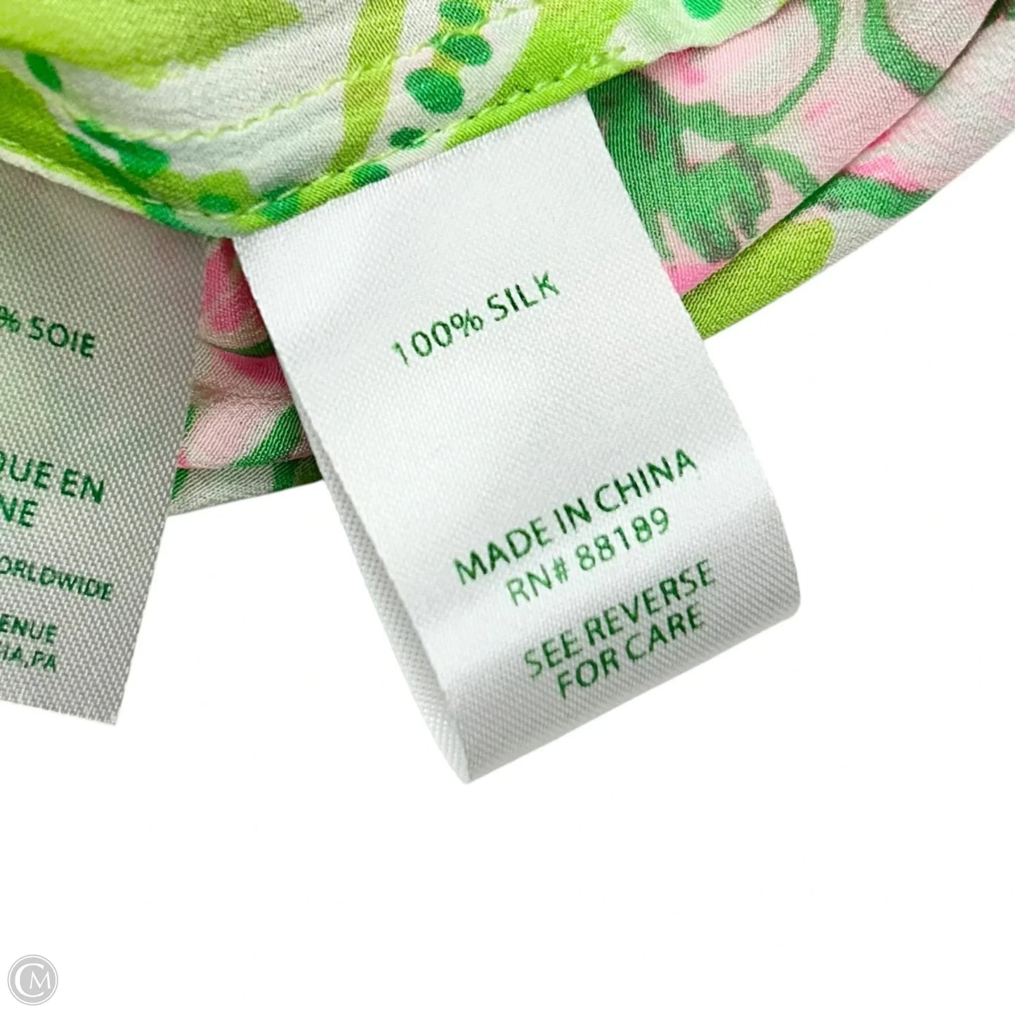 Top Sleeveless Designer By Lilly Pulitzer In Green & Pink, Size: S