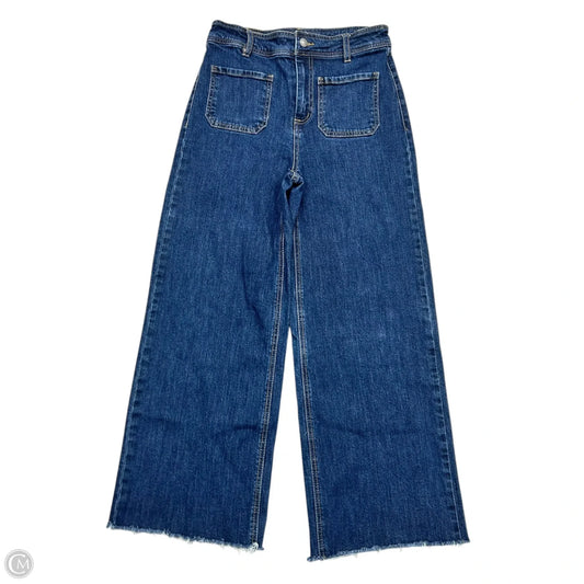 Jeans Straight By Oat In Blue Denim, Size: 6