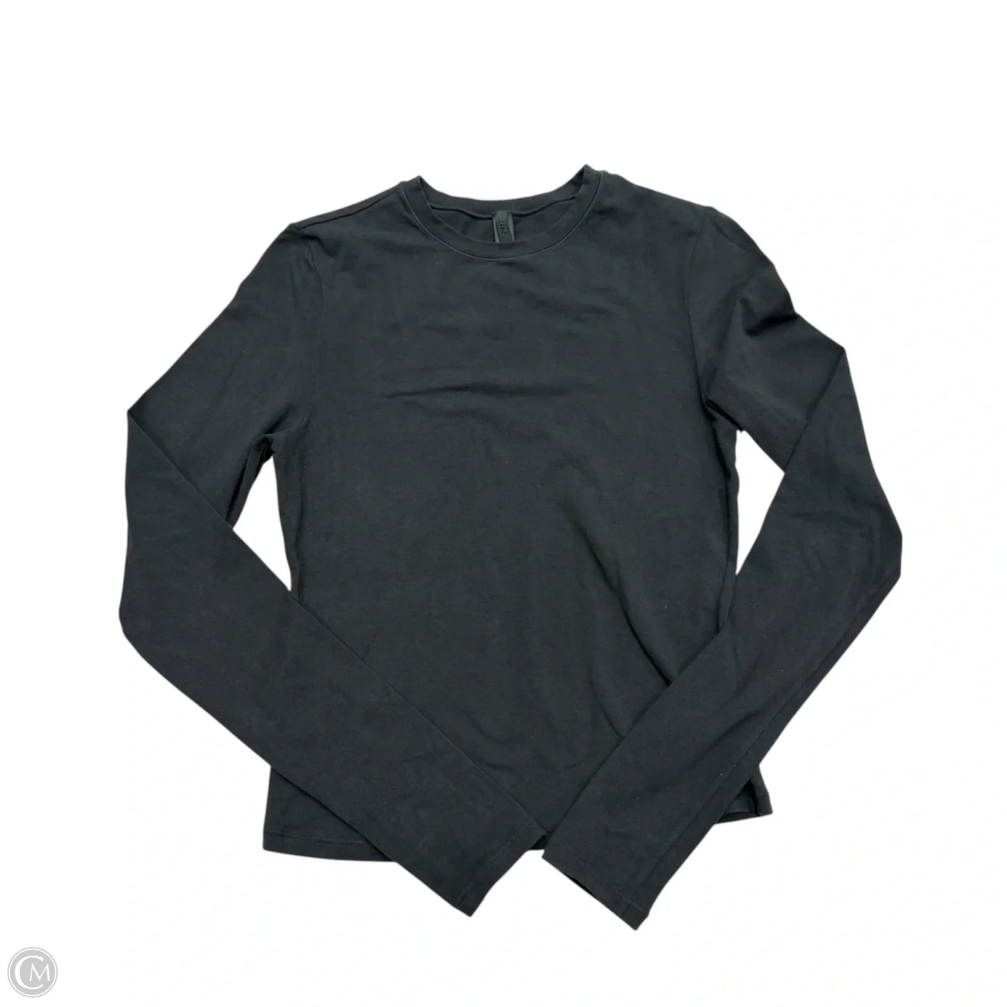 Top Long Sleeve By Skims In Black, Size: M