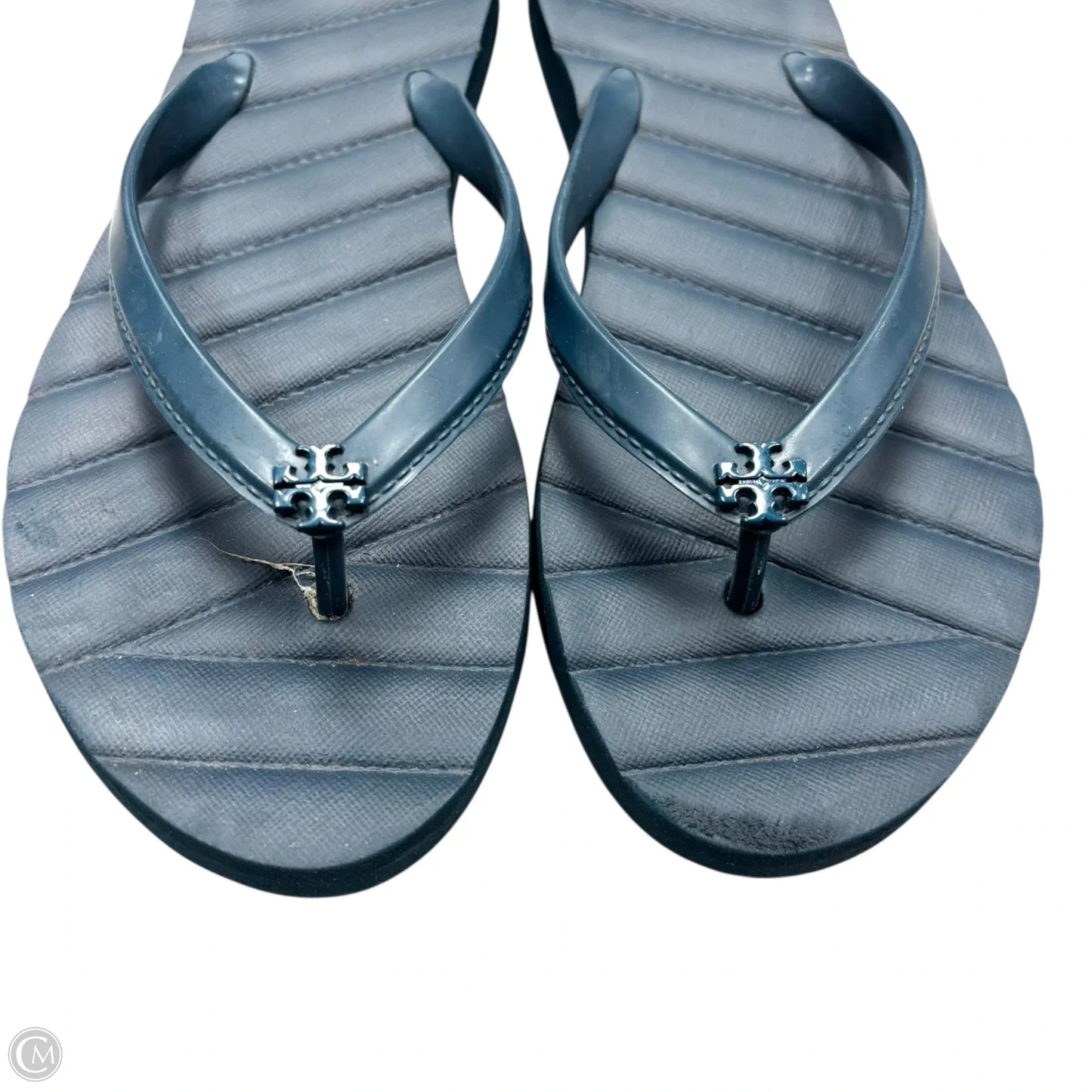 Sandals Designer By Tory Burch In Blue, Size: 7
