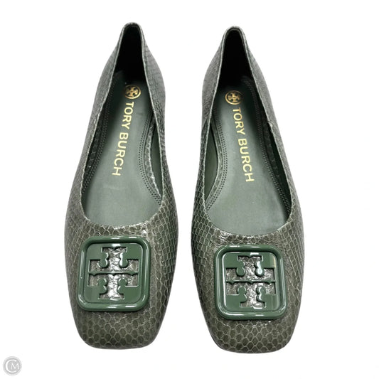 Shoes Designer By Tory Burch In Green, Size: 7