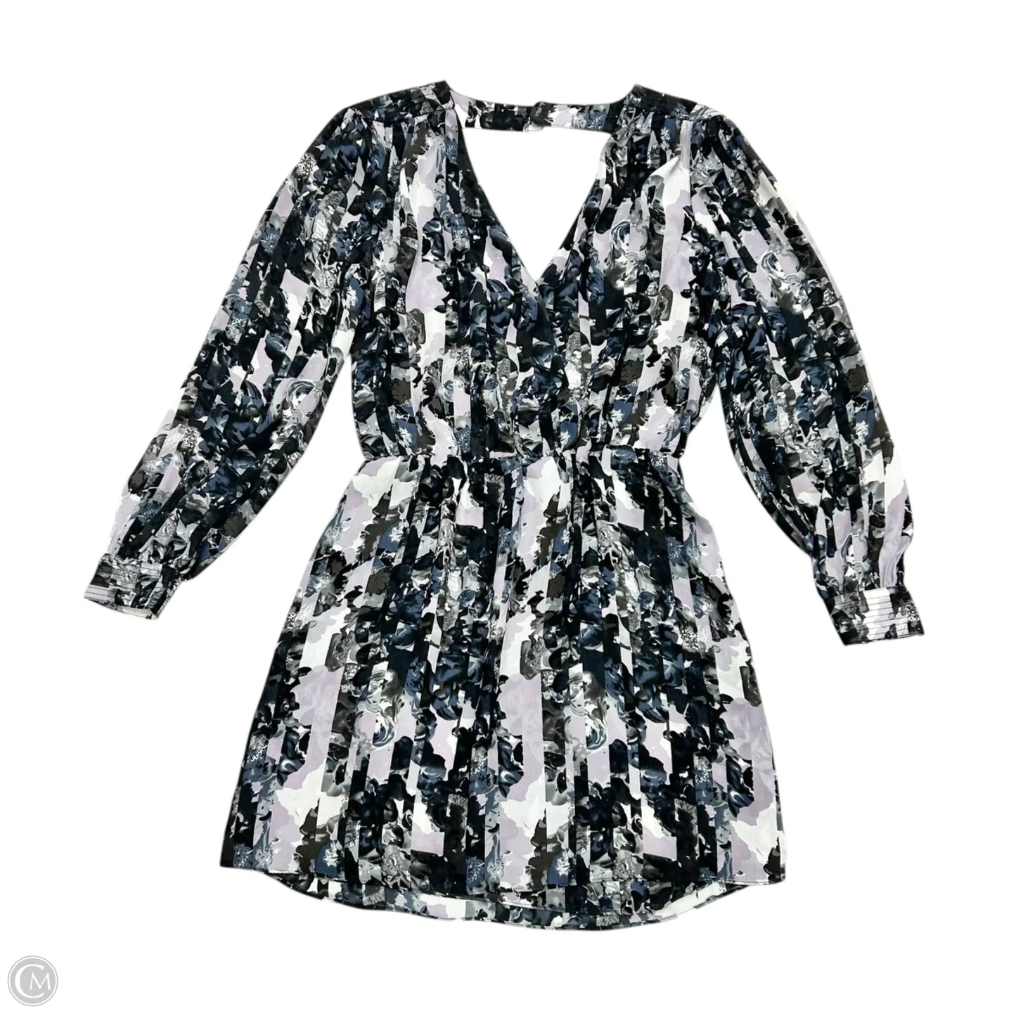 Dress Casual Short By Parker In Grey & White, Size: S