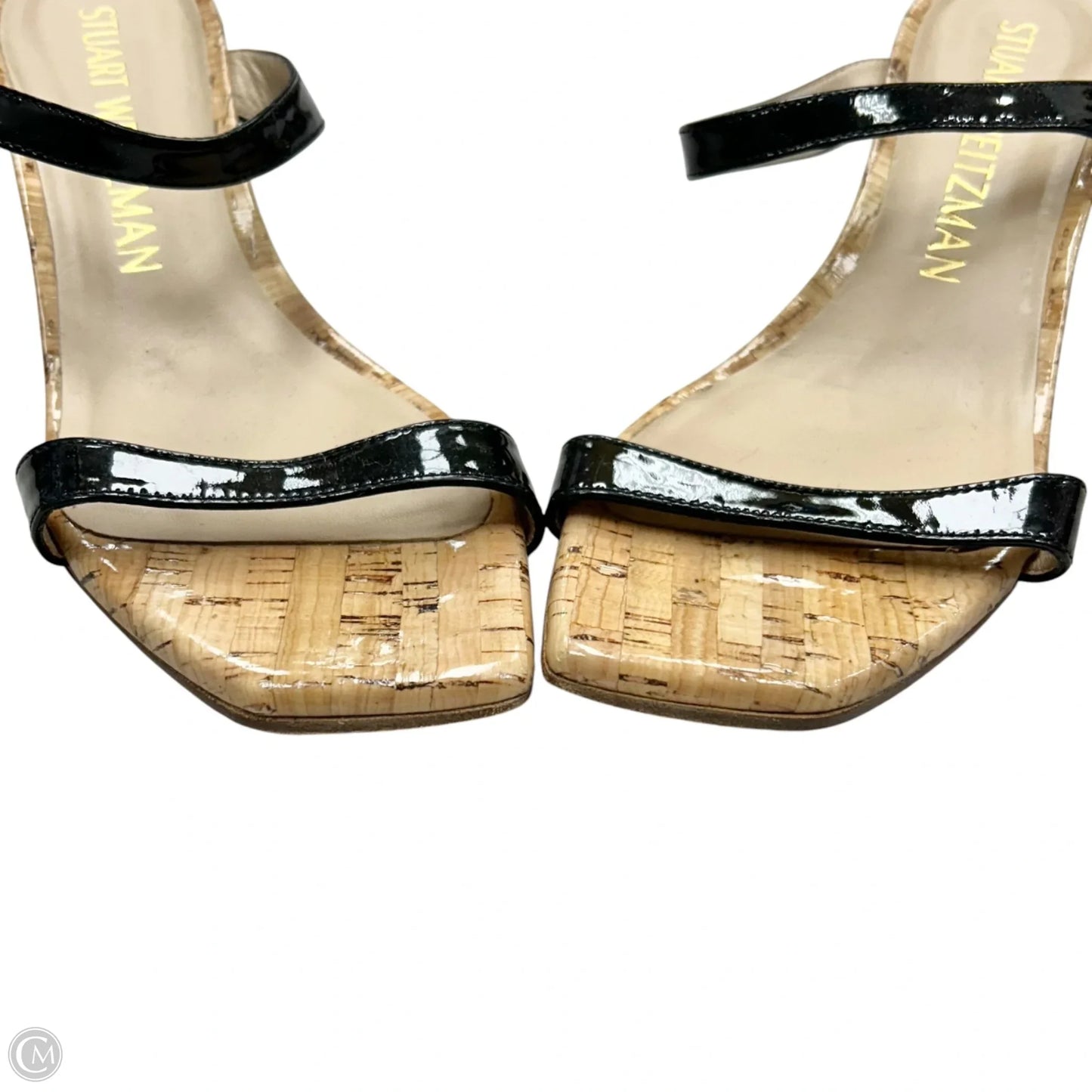Sandals Designer By Stuart Weitzman In Black, Size: 9