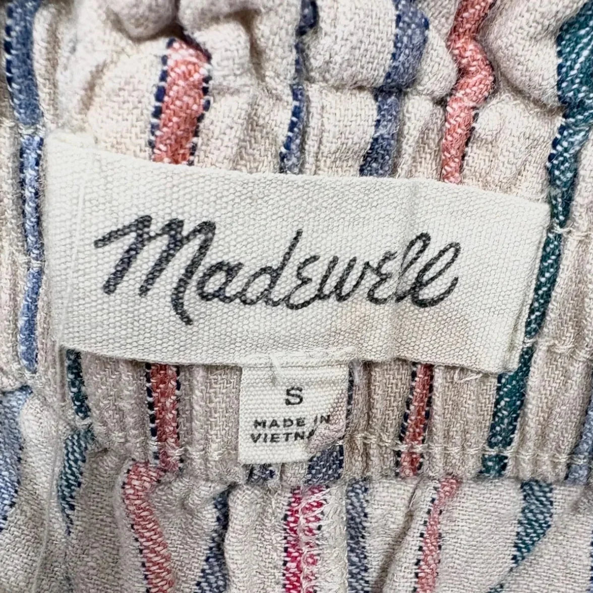Shortalls By Madewell In Striped Pattern, Size: S