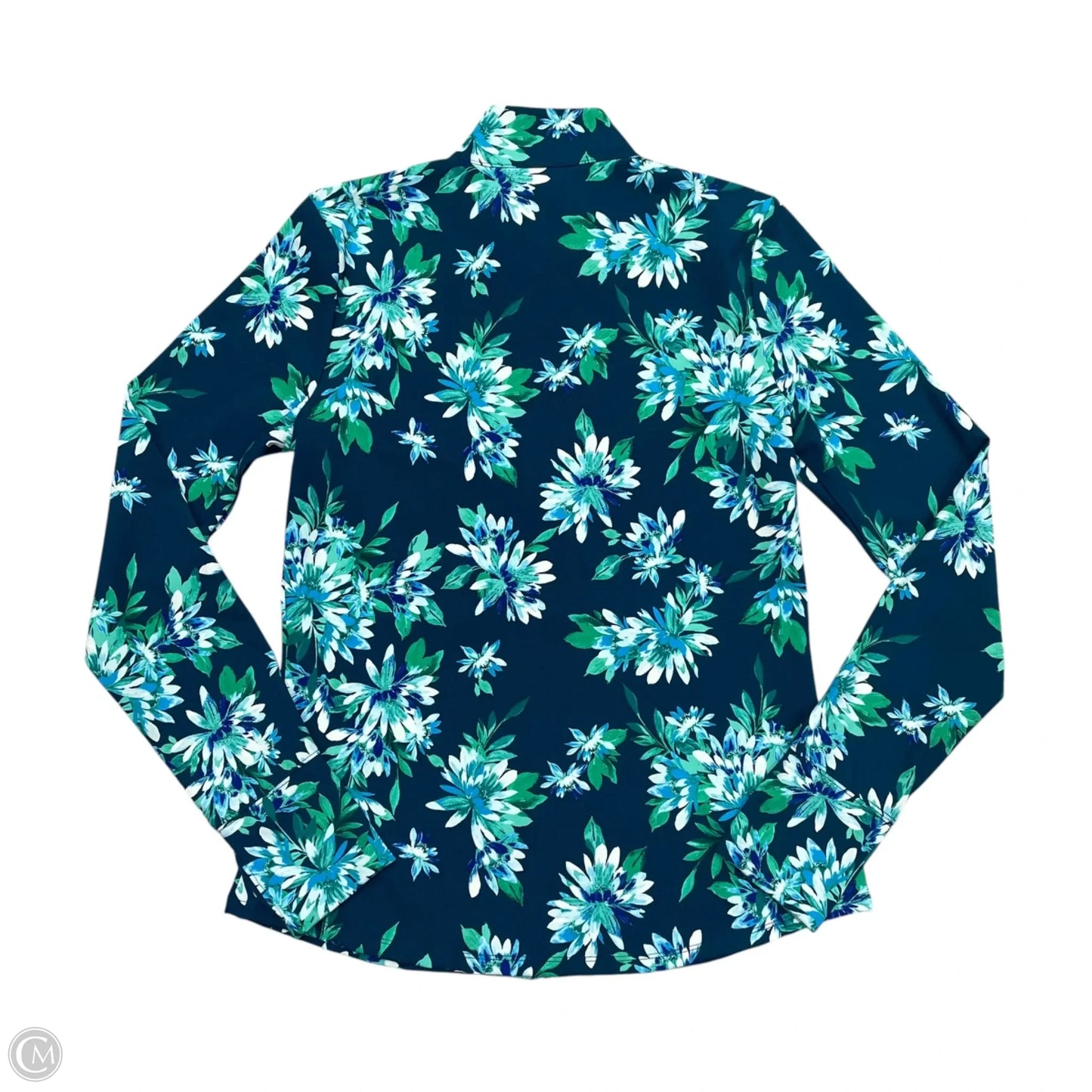 Athletic Jacket By Tommy Bahama In Blue & Green, Size: M