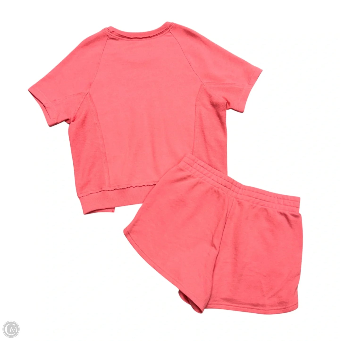 Shorts Set By 90 Degrees By Reflex In Coral, Size: M