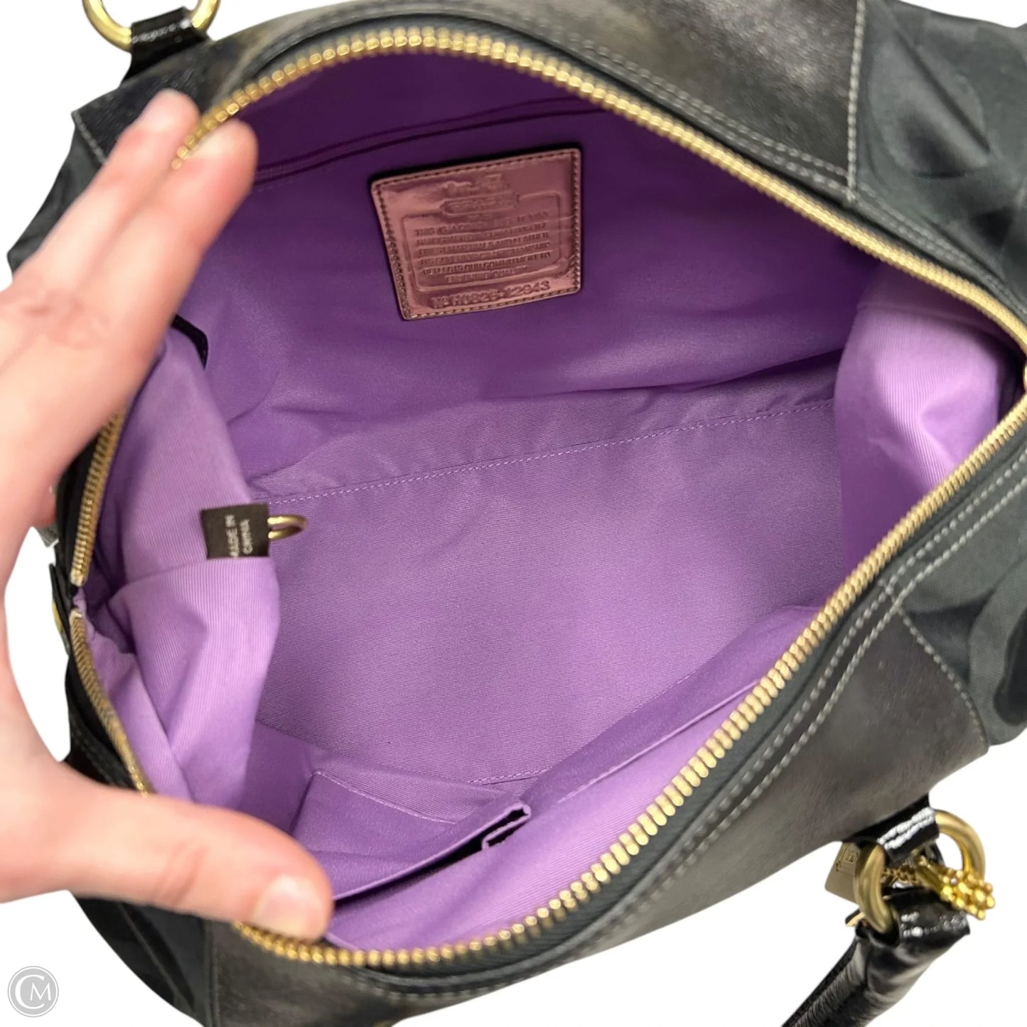 Handbag Designer By Coach, Size: Large