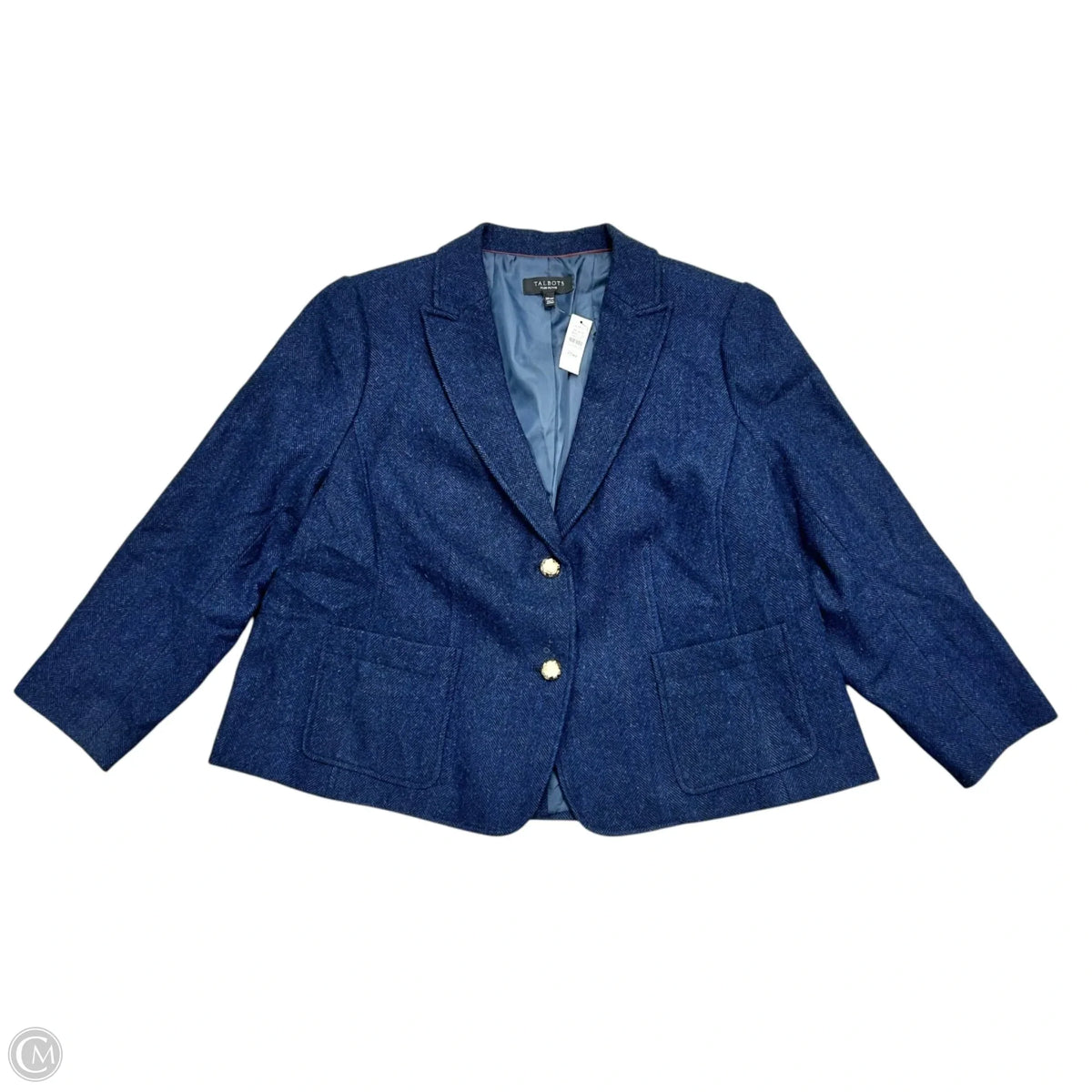 Blazer By Talbots In Blue, Size: 2Xp
