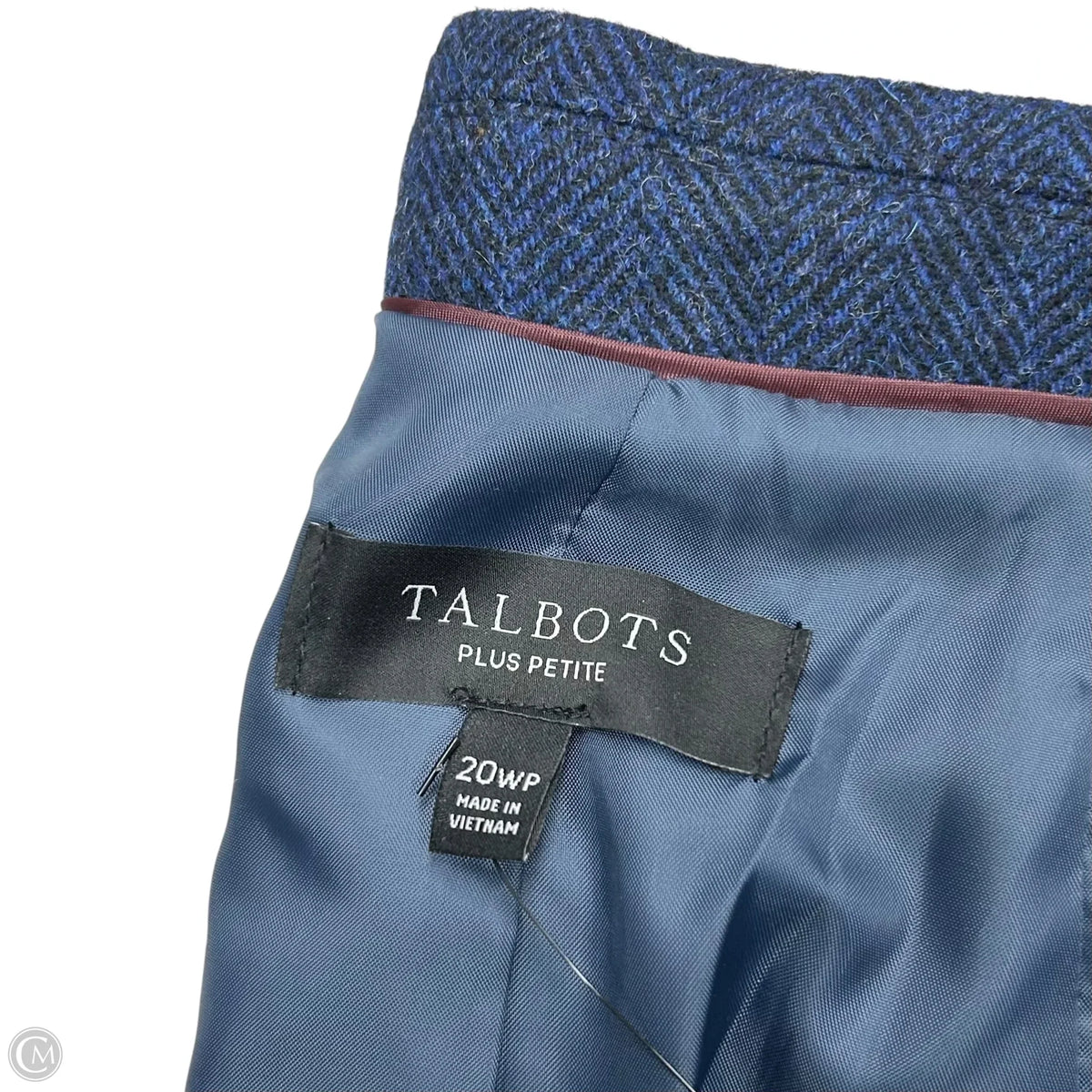 Blazer By Talbots In Blue, Size: 2Xp
