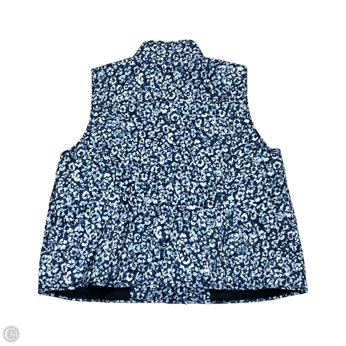 Vest Puffer & Quilted By Talbots In Blue, Size: 2Xp