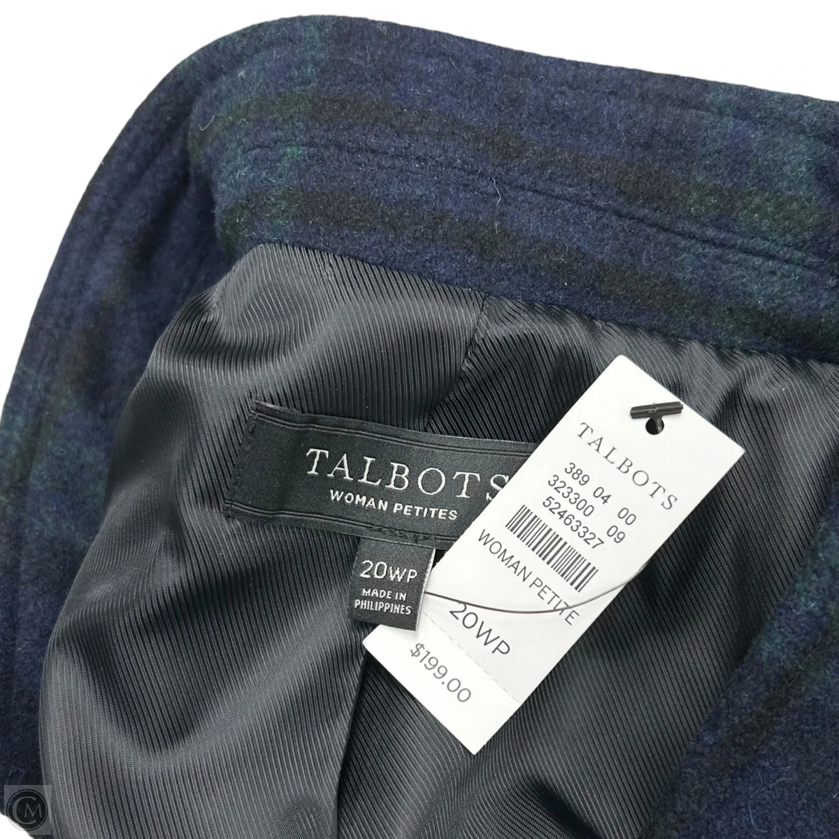 Jacket Other By Talbots In Blue & Green, Size: 2x