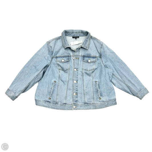 Jacket Denim By Talbots In Blue Denim, Size: 3Xp