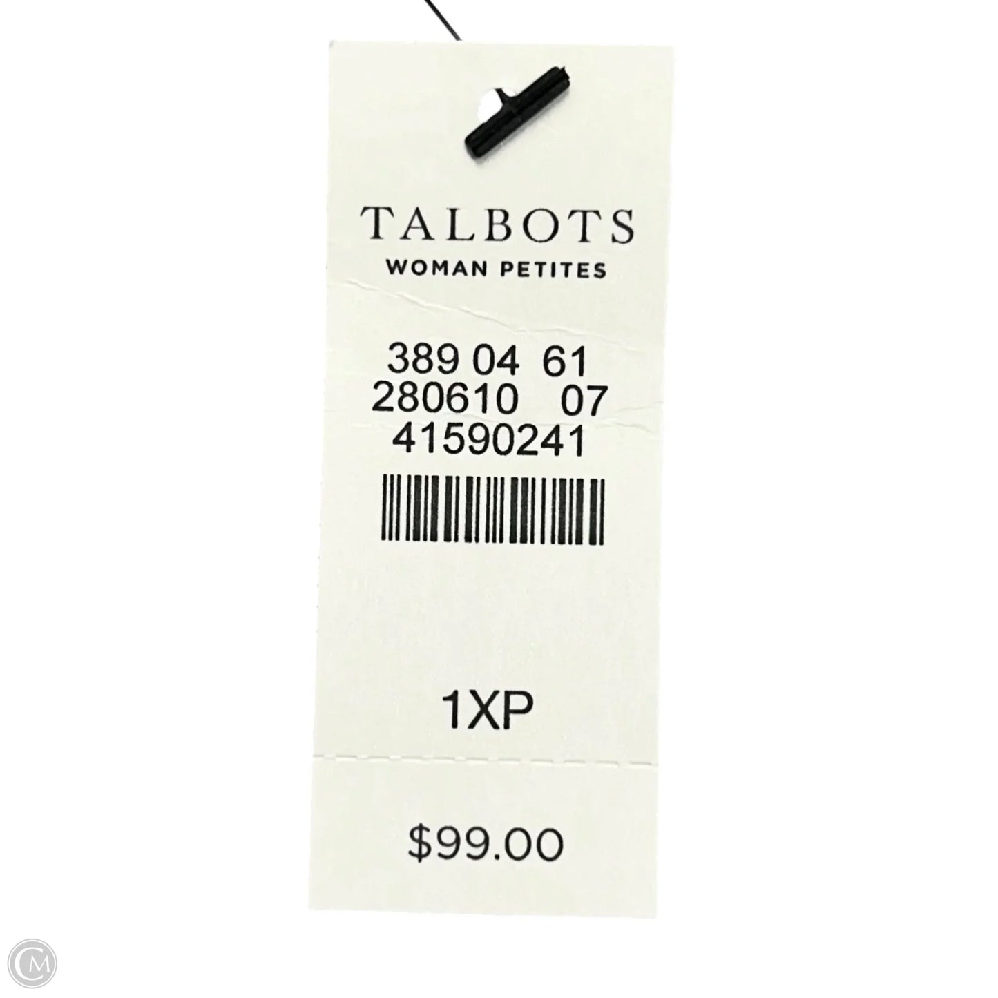 Jacket Denim By Talbots In Blue Denim, Size: 1Xp