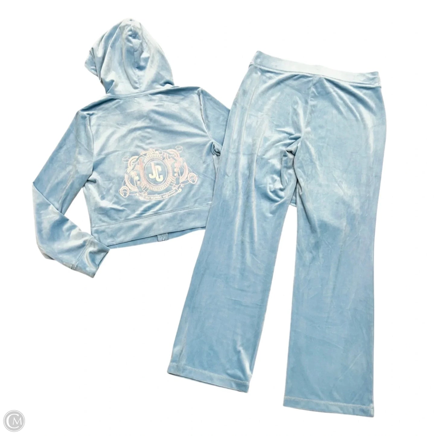 Pants Set 2pc By Juicy Couture In Blue, Size: L