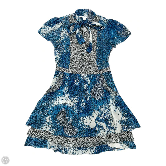 Dress Designer By Diane Von Furstenberg In Black & Blue, Size: S