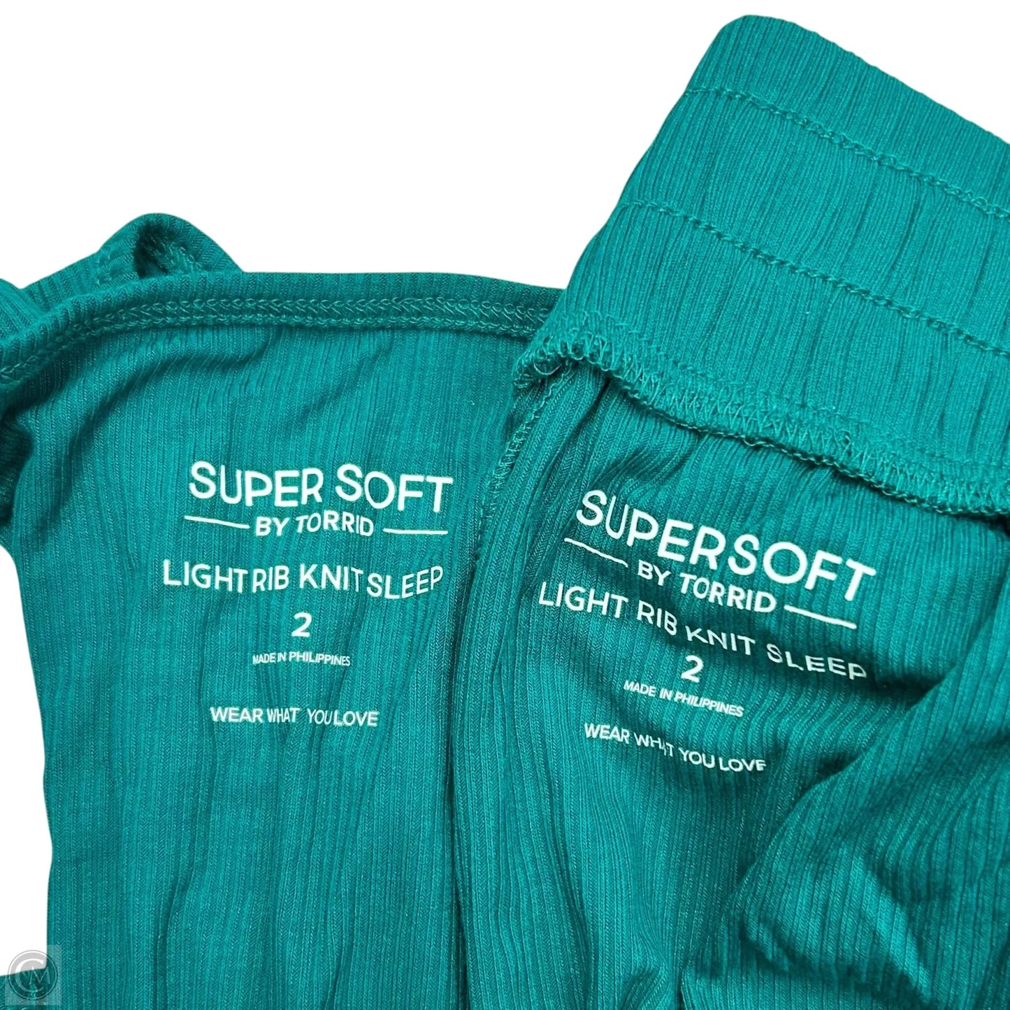Pajamas 2pc By Torrid In Teal, Size: 2x