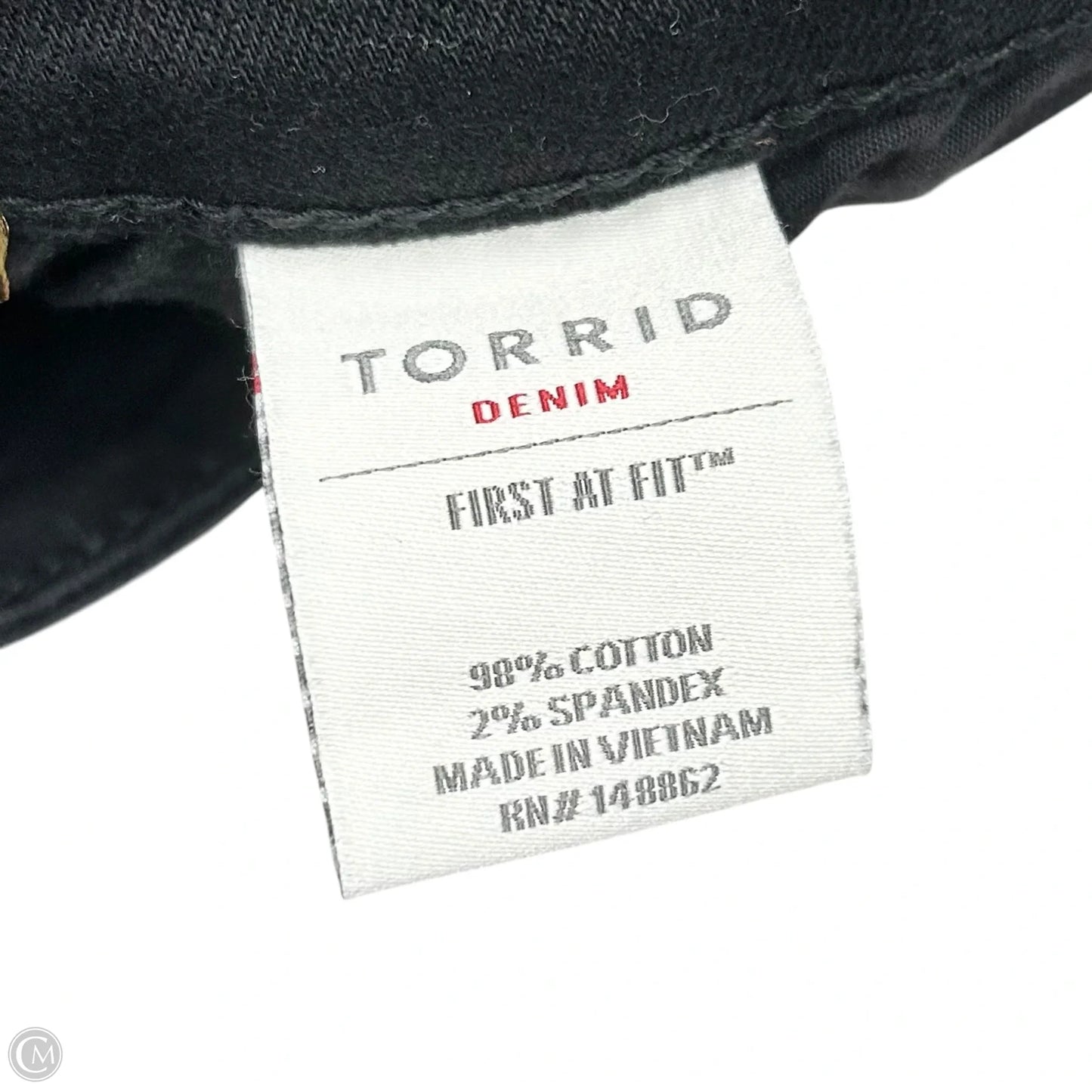 Shorts By Torrid In Black Denim, Size: 16