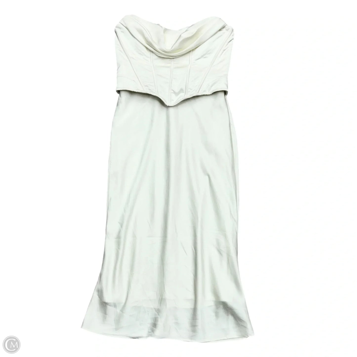 Dress Party Midi By House Cb In Ivory, Size: L