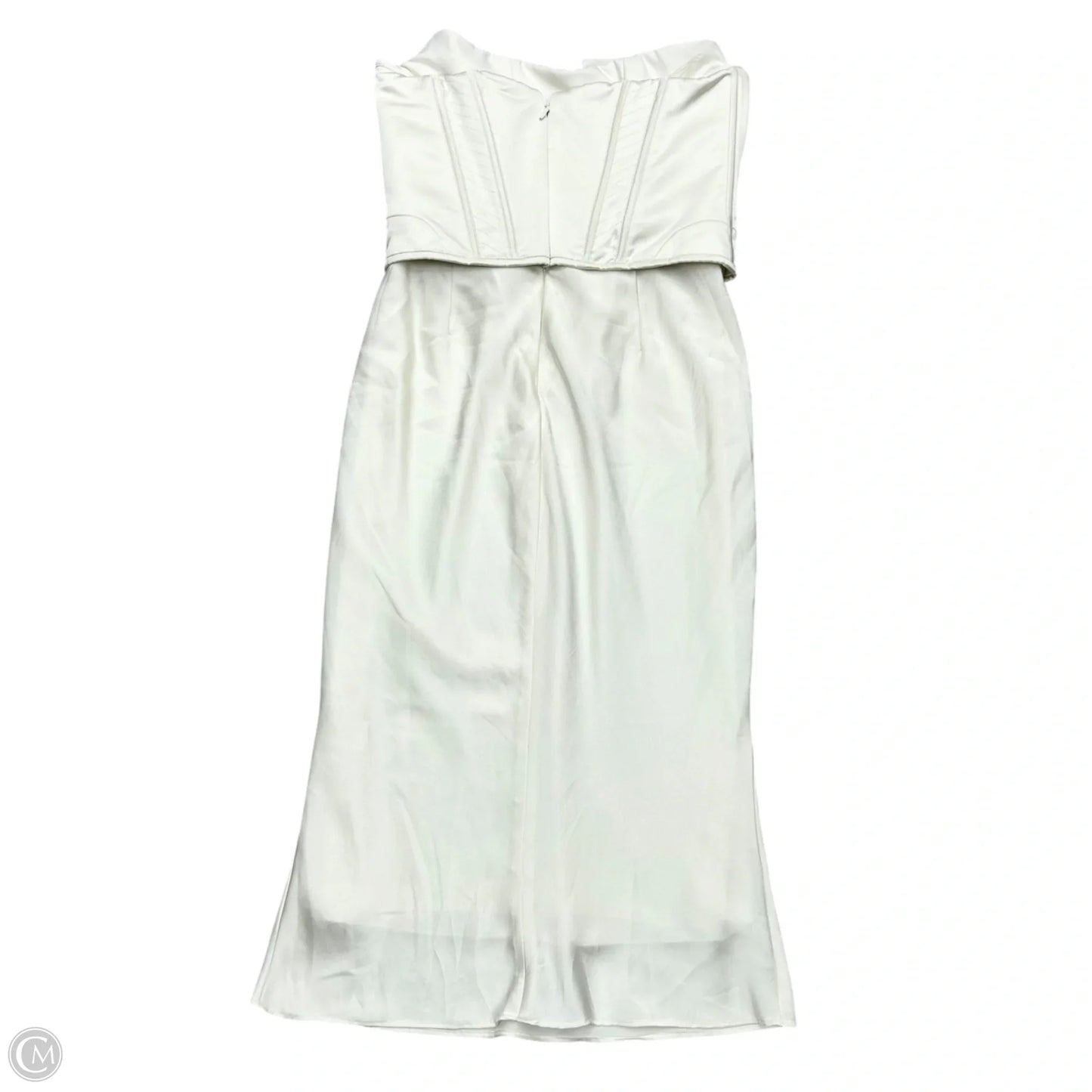 Dress Party Midi By House Cb In Ivory, Size: L