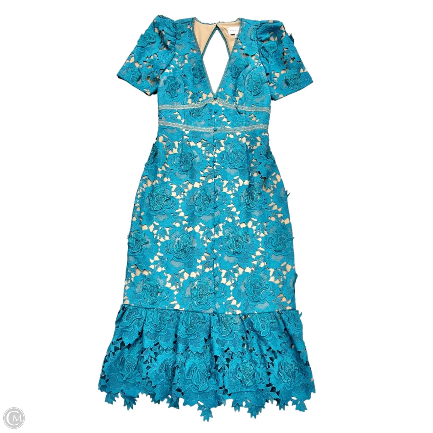 Dress Party Midi By Adelyn Rae In Teal, Size: M
