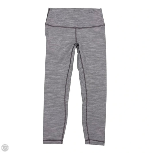 Athletic Leggings By Lululemon In Maroon, Size: M