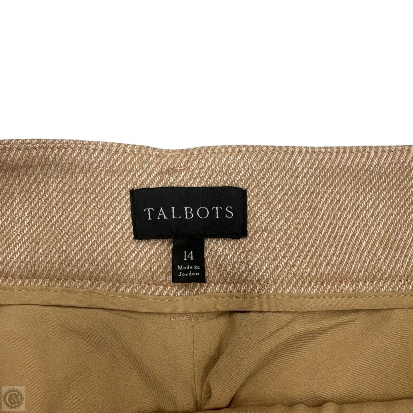 Pants Dress By Talbots In Tan, Size: 14