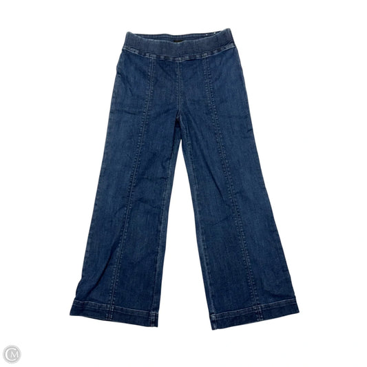 Jeans Straight By Talbots In Blue Denim, Size: L