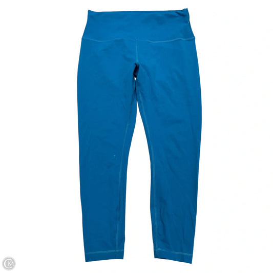 Athletic Leggings By Lululemon In Blue, Size: L