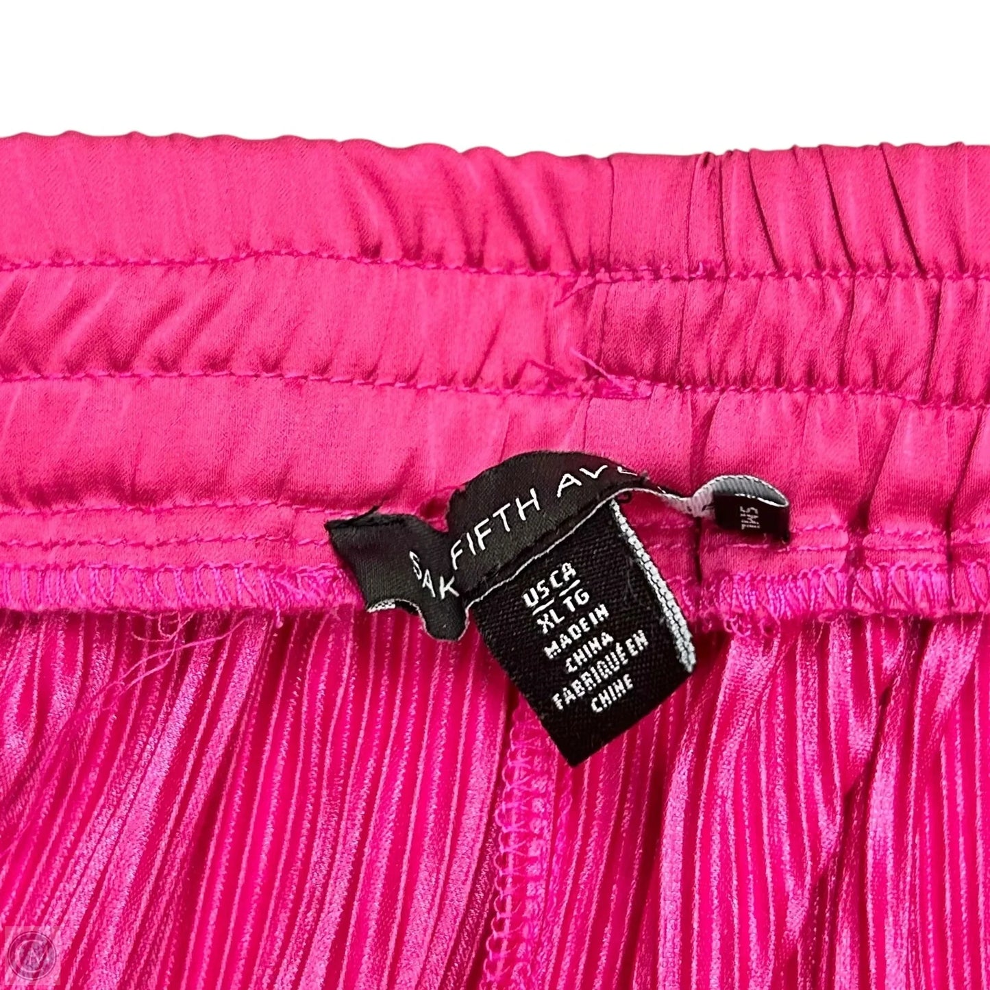 Pants Wide Leg By Saks Fifth Avenue In Pink, Size: Xl