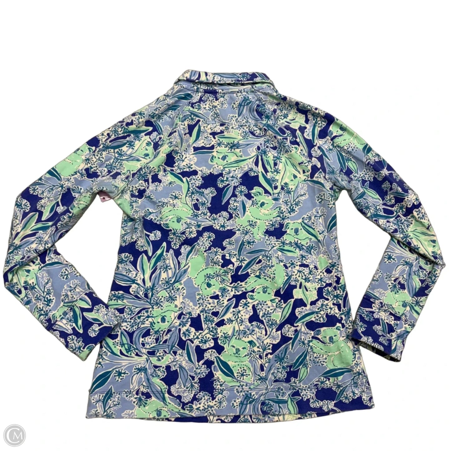 Sweatshirt Designer By Lilly Pulitzer In Blue & White, Size: Xxs