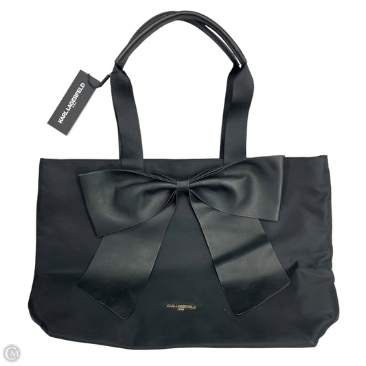Tote Designer By Karl Lagerfeld, Size: Large