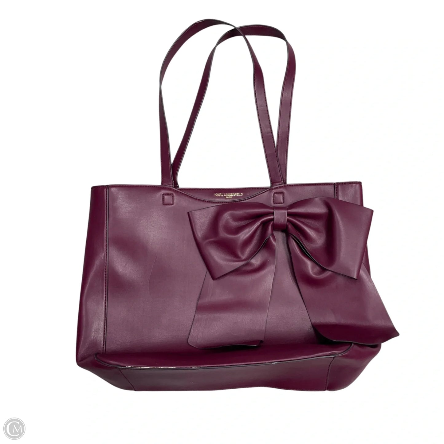 Tote Designer By Karl Lagerfeld, Size: Large