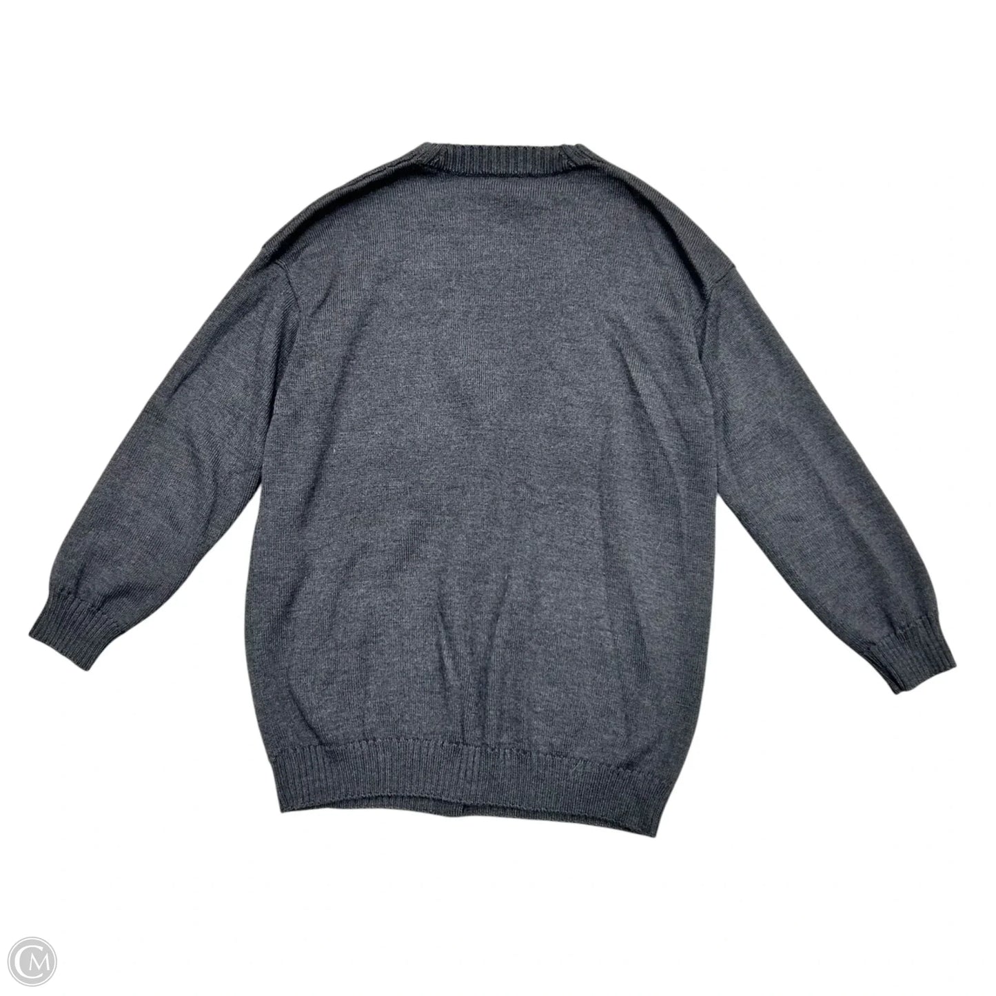 Sweater Cardigan Luxury Designer By Fendi In Grey, Size: S