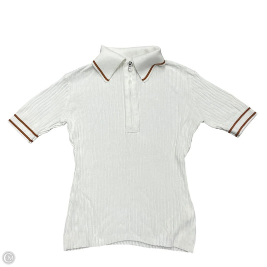 Top Short Sleeve By Varley In White, Size: Xs