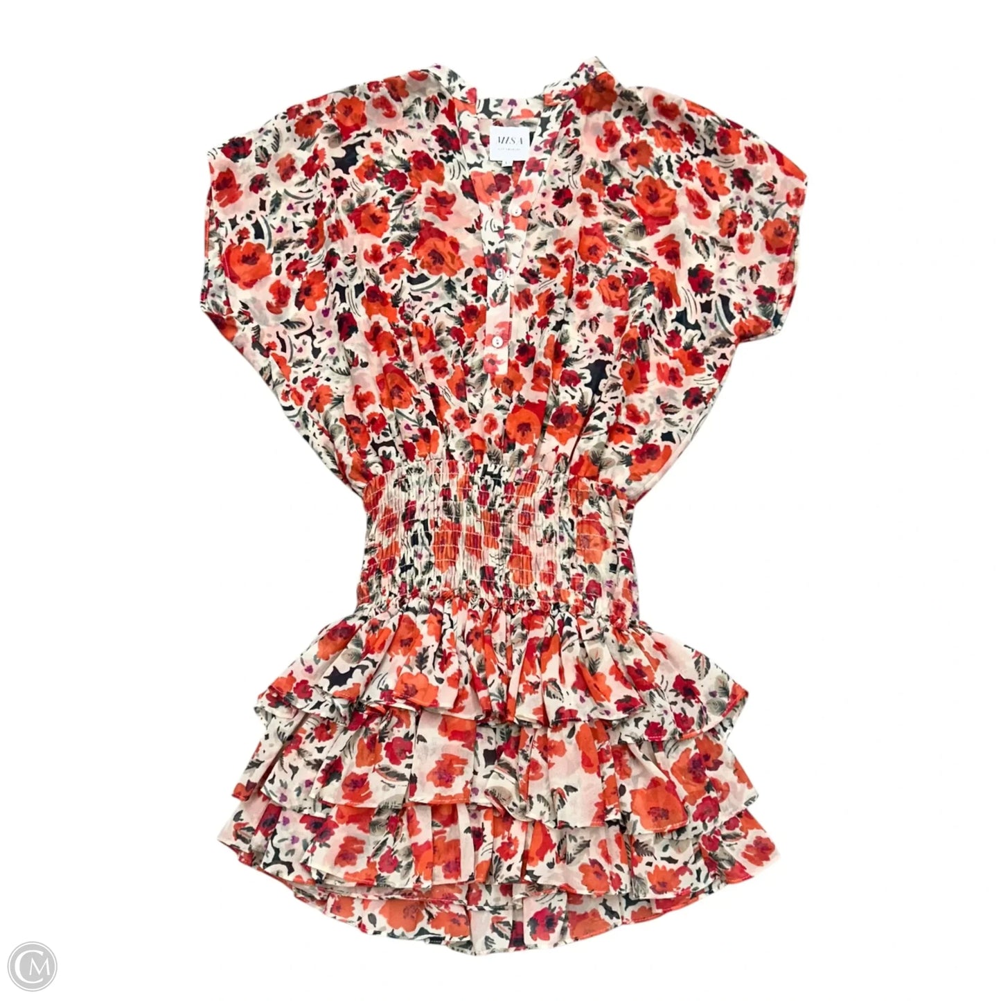 Dress Designer By Misa In Floral Print, Size: Xs