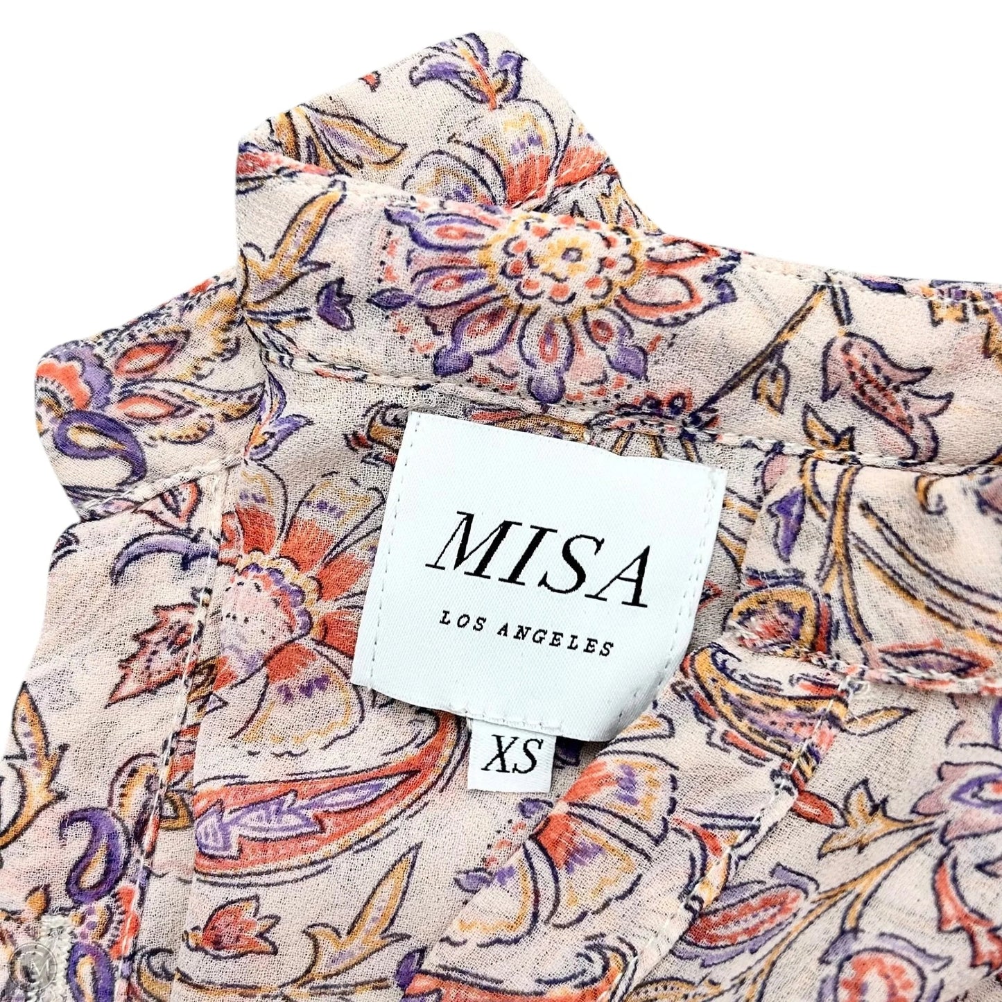 Dress Designer By Misa In Paisley Print, Size: Xs
