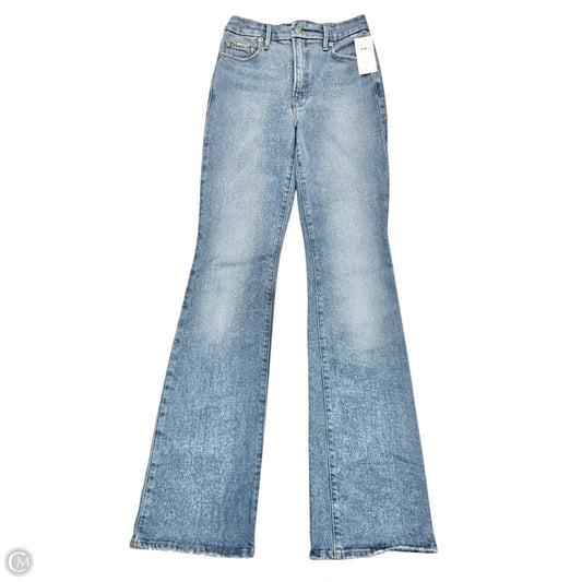 Jeans Straight By Good American In Blue Denim, Size: 0