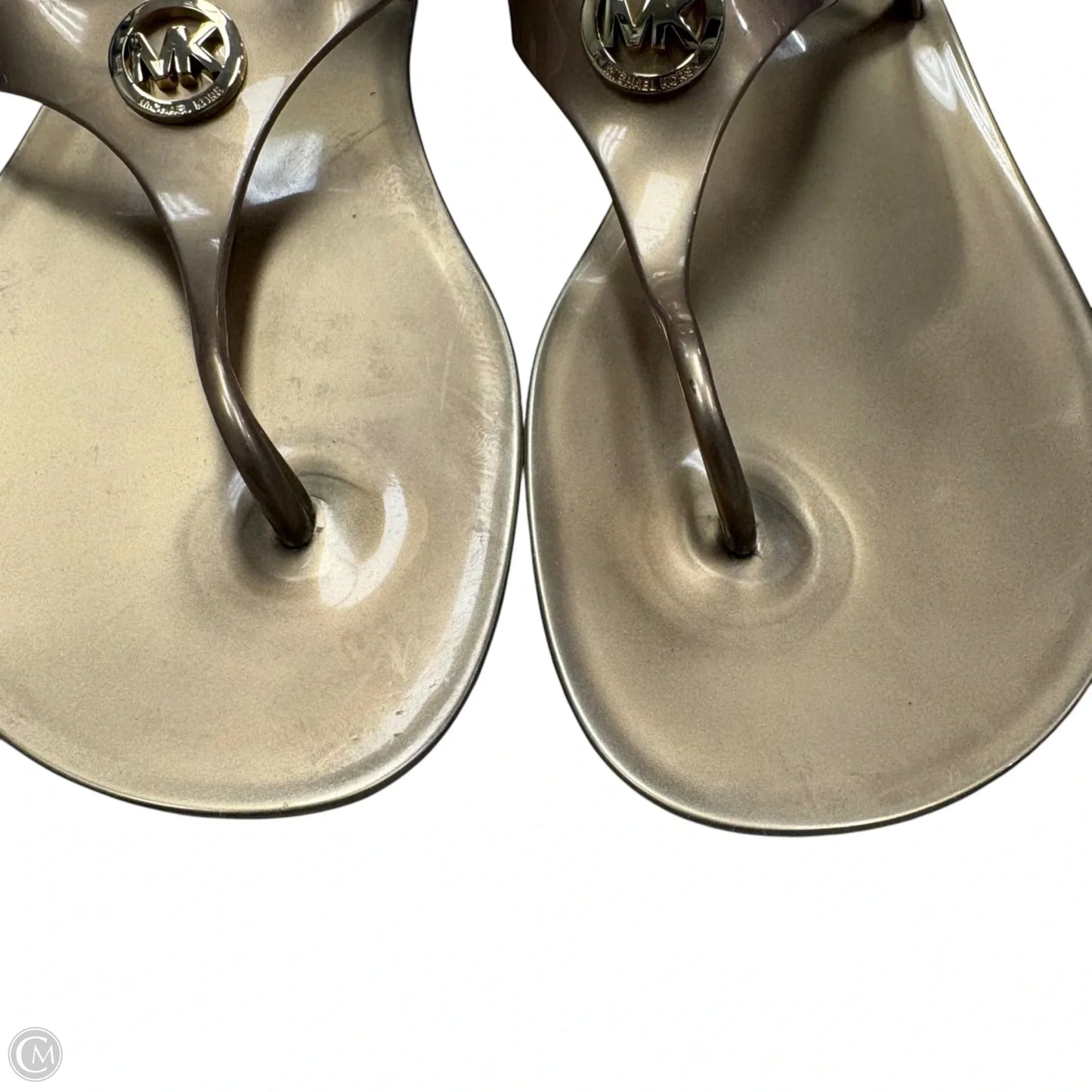 Sandals Flats By Michael By Michael Kors In Gold, Size: 11