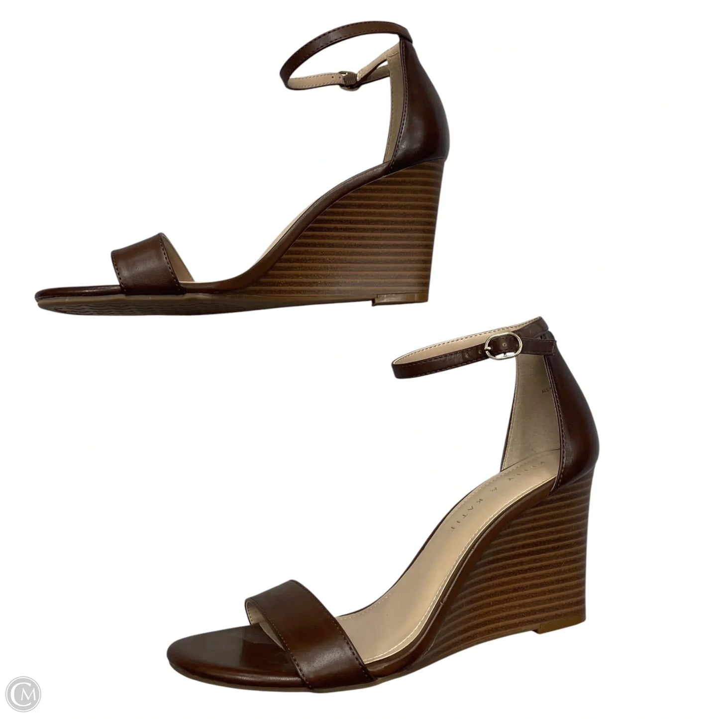 Sandals Heels Wedge By Kelly And Katie In Brown, Size: 9