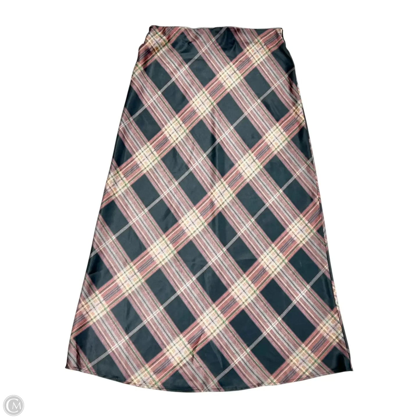 Skirt Midi By Belle Vere In Plaid Pattern, Size: Xs